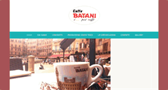 Desktop Screenshot of caffebatani.it